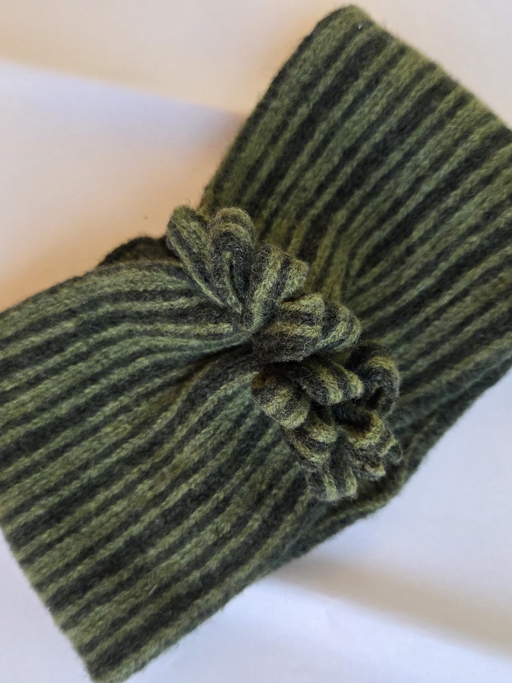 Authentic Irish Artisan Ribbed Knit Ear Warmer Head Wrap Headband